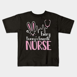Every Bunnys Favorite Nurse Kids T-Shirt
